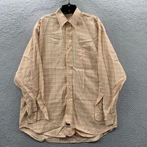 ROBERT TALBOTT Shirt Mens Size Large Button Up Plaid Long Sleeve*